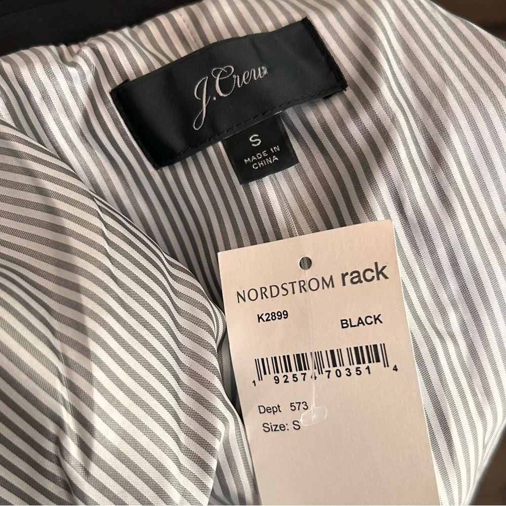 NWT J. Crew Original Schoolboy Blazer in Black Sz S